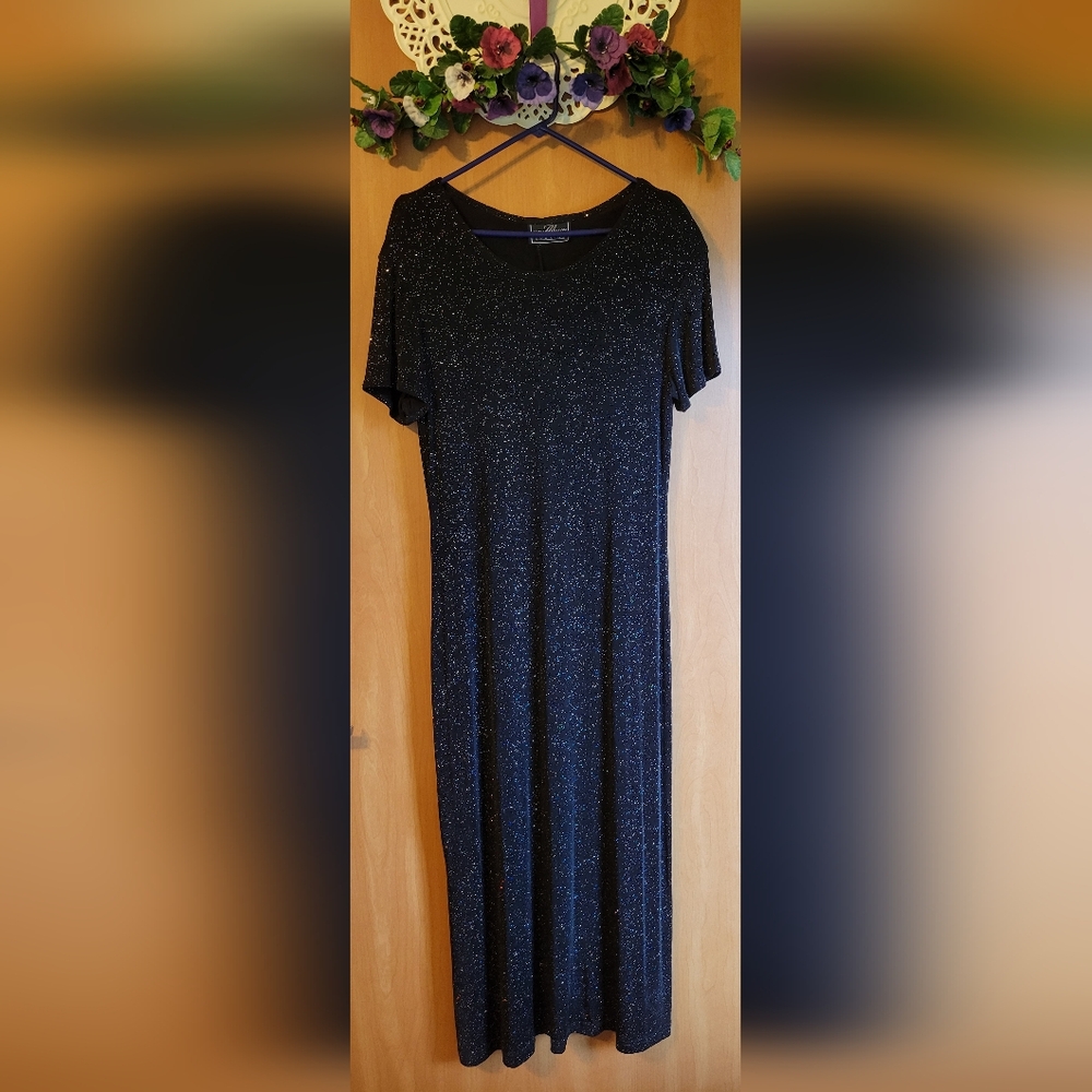 Molly Malloy glitter maxi dress